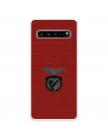 Funda para Samsung Galaxy S10 del Escudo Fondo Granate  - Licencia Oficial Benfica