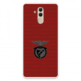 Funda para Huawei Mate 20 Lite del Escudo Fondo Granate  - Licencia Oficial Benfica