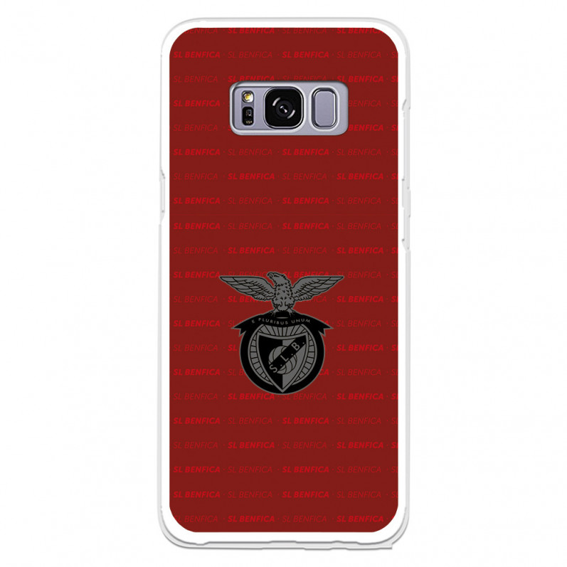 Funda para Samsung Galaxy S8 del Escudo Fondo Granate  - Licencia Oficial Benfica