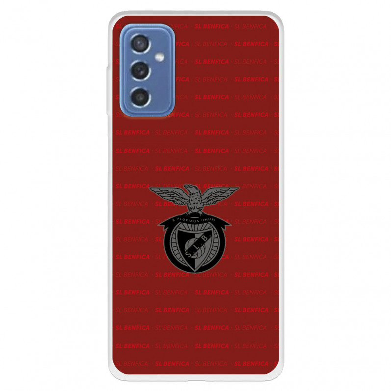 Funda para Samsung Galaxy M52 5G del Escudo Fondo Granate  - Licencia Oficial Benfica