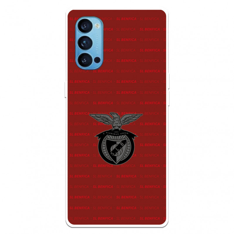 Funda para Oppo Reno4 5G del Escudo Fondo Granate  - Licencia Oficial Benfica