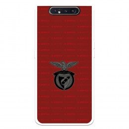 Funda para Samsung Galaxy A80 del Escudo Fondo Granate  - Licencia Oficial Benfica