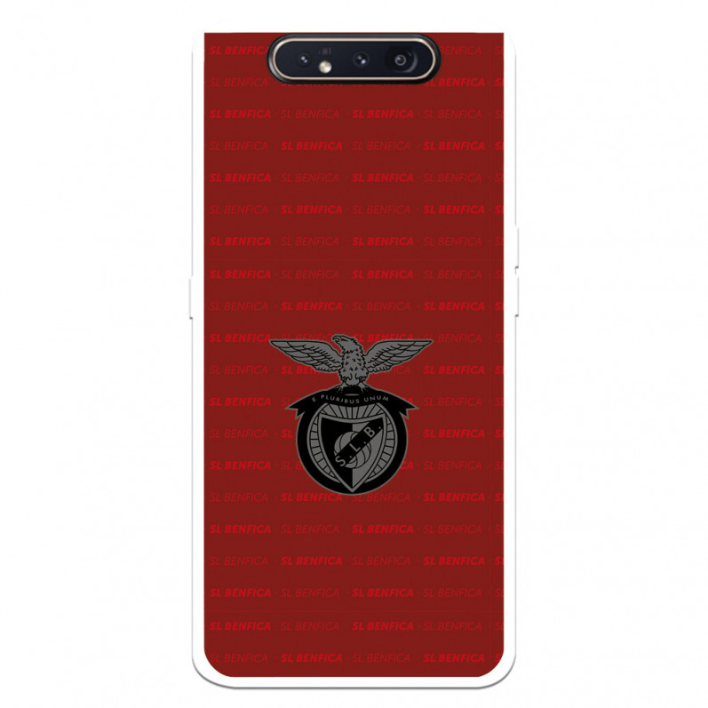 Funda para Samsung Galaxy A80 del Escudo Fondo Granate  - Licencia Oficial Benfica