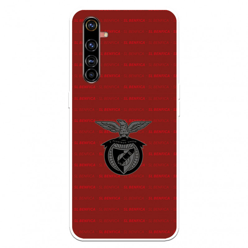 Funda para Realme X50 Pro 5G del Escudo Fondo Granate  - Licencia Oficial Benfica