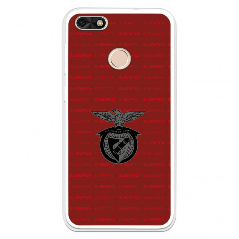 Funda para Huawei Y6 Pro 2017 del Escudo Fondo Granate  - Licencia Oficial Benfica