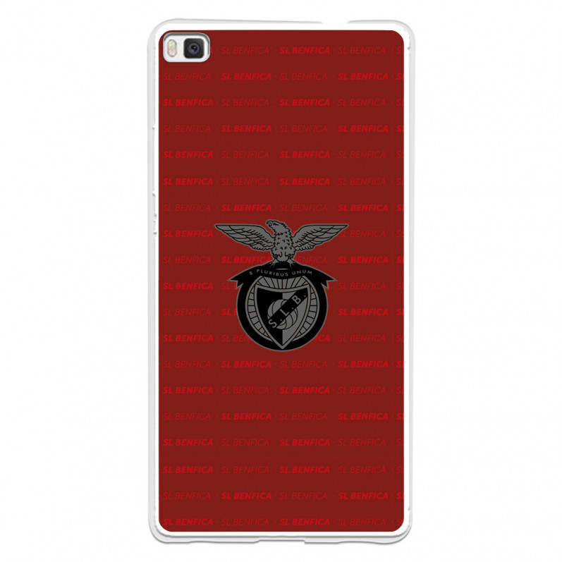 Funda para Huawei P8 del Escudo Fondo Granate  - Licencia Oficial Benfica