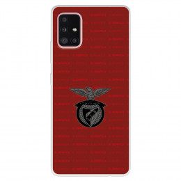 Funda para Samsung Galaxy A51 5G del Escudo Fondo Granate  - Licencia Oficial Benfica