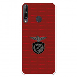 Funda para Huawei P40 Lite E del Escudo Fondo Granate  - Licencia Oficial Benfica