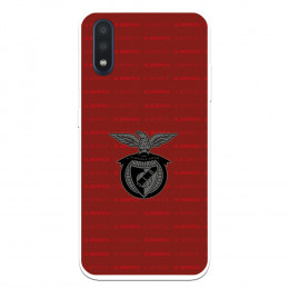 Funda para Samsung Galaxy A01 del Escudo Fondo Granate  - Licencia Oficial Benfica