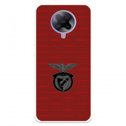 Funda para Xiaomi Redmi K30 Pro del Escudo Fondo Granate  - Licencia Oficial Benfica