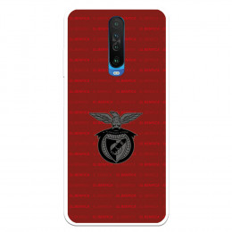 Funda para Xiaomi Redmi K30 del Escudo Fondo Granate  - Licencia Oficial Benfica