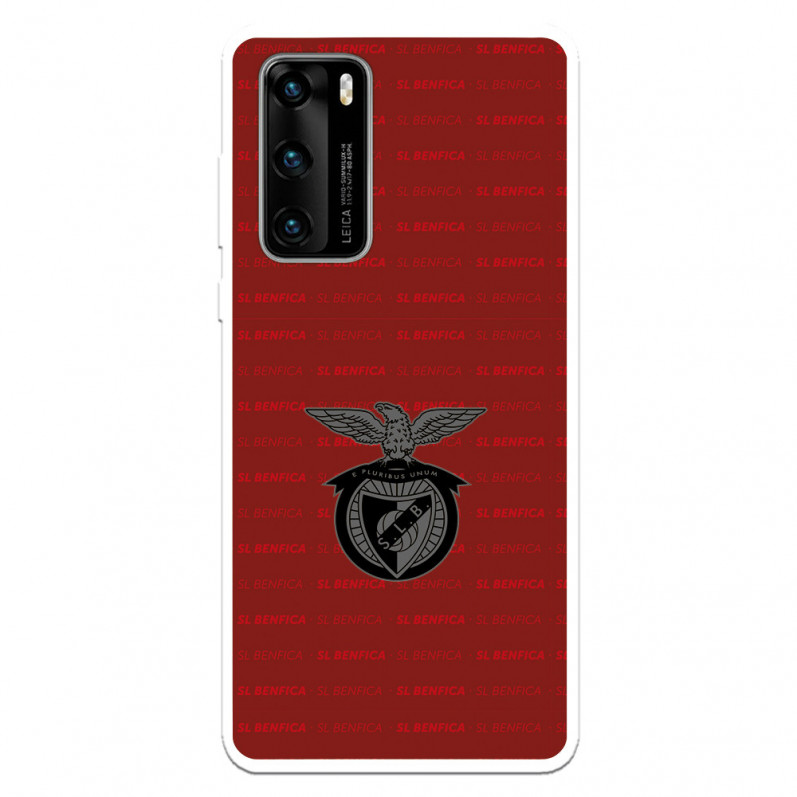 Funda para Huawei P40 del Escudo Fondo Granate  - Licencia Oficial Benfica