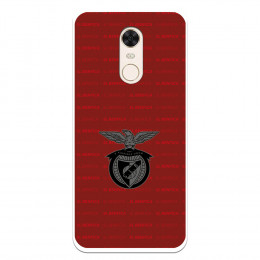 Funda para Xiaomi Redmi 5 Plus del Escudo Fondo Granate  - Licencia Oficial Benfica