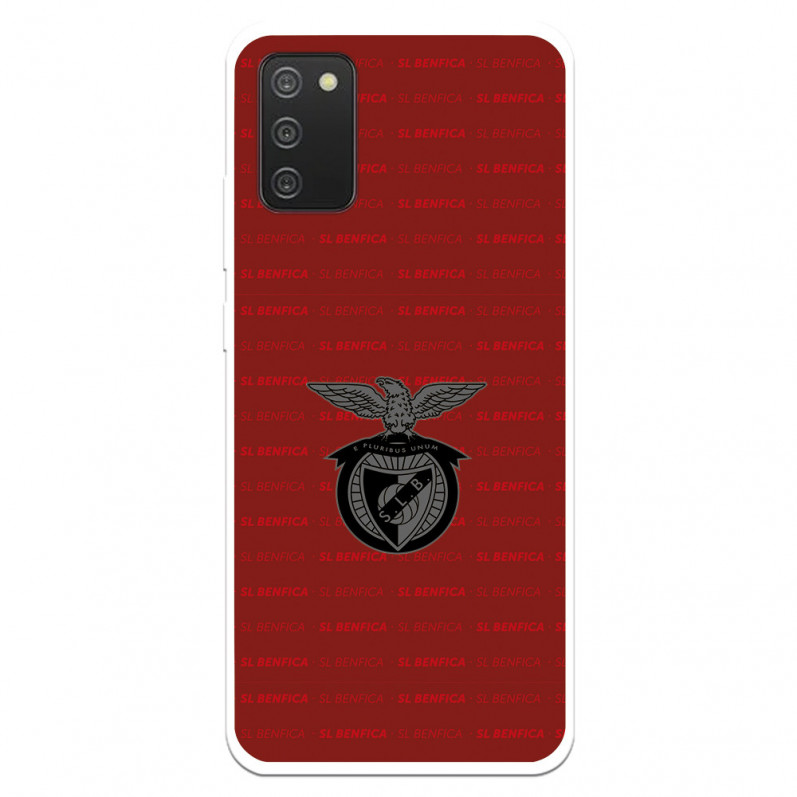 Funda para Samsung Galaxy A02s del Escudo Fondo Granate  - Licencia Oficial Benfica