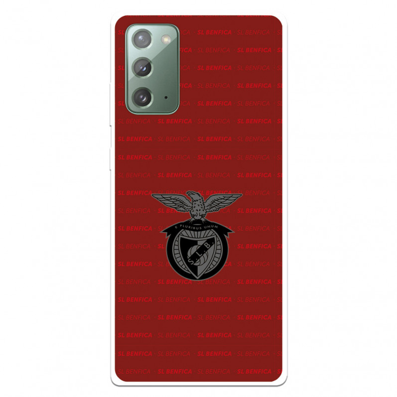 Funda para Samsung Galaxy Note20 del Escudo Fondo Granate  - Licencia Oficial Benfica