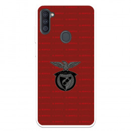 Funda para Samsung Galaxy A11 del Escudo Fondo Granate  - Licencia Oficial Benfica