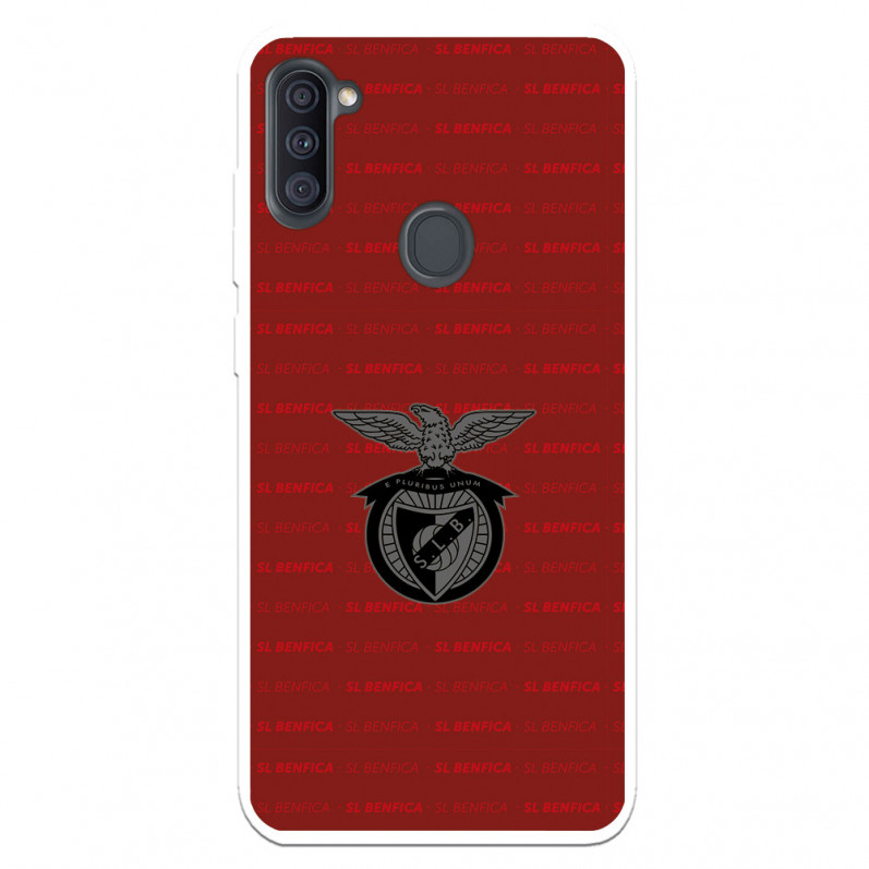 Funda para Samsung Galaxy A11 del Escudo Fondo Granate  - Licencia Oficial Benfica