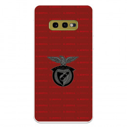 Funda para Samsung Galaxy S10e del Escudo Fondo Granate  - Licencia Oficial Benfica