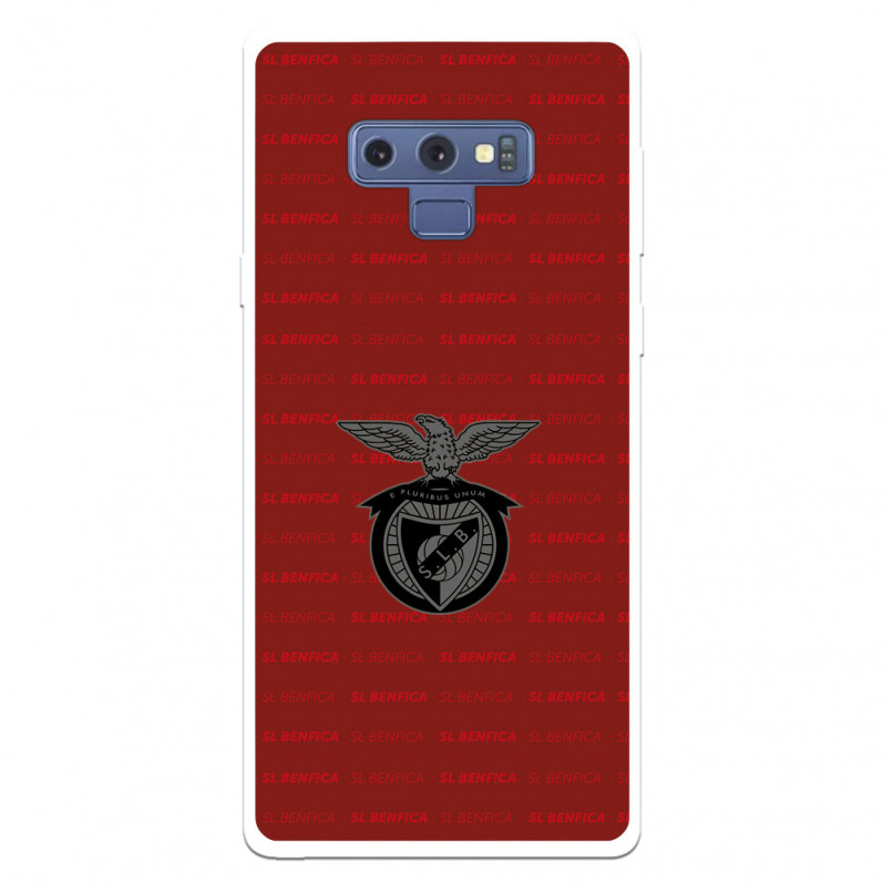 Funda para Samsung Galaxy Note9 del Escudo Fondo Granate  - Licencia Oficial Benfica