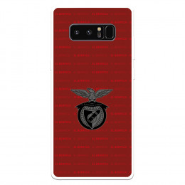 Funda para Samsung Galaxy Note8 del Escudo Fondo Granate  - Licencia Oficial Benfica