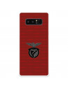 Funda para Samsung Galaxy Note8 del Escudo Fondo Granate  - Licencia Oficial Benfica