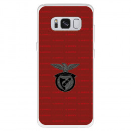 Funda para Samsung Galaxy S8 Plus del Escudo Fondo Granate  - Licencia Oficial Benfica