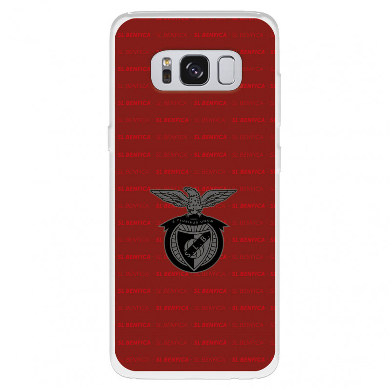 Funda para Samsung Galaxy S8 Plus del Escudo Fondo Granate  - Licencia Oficial Benfica