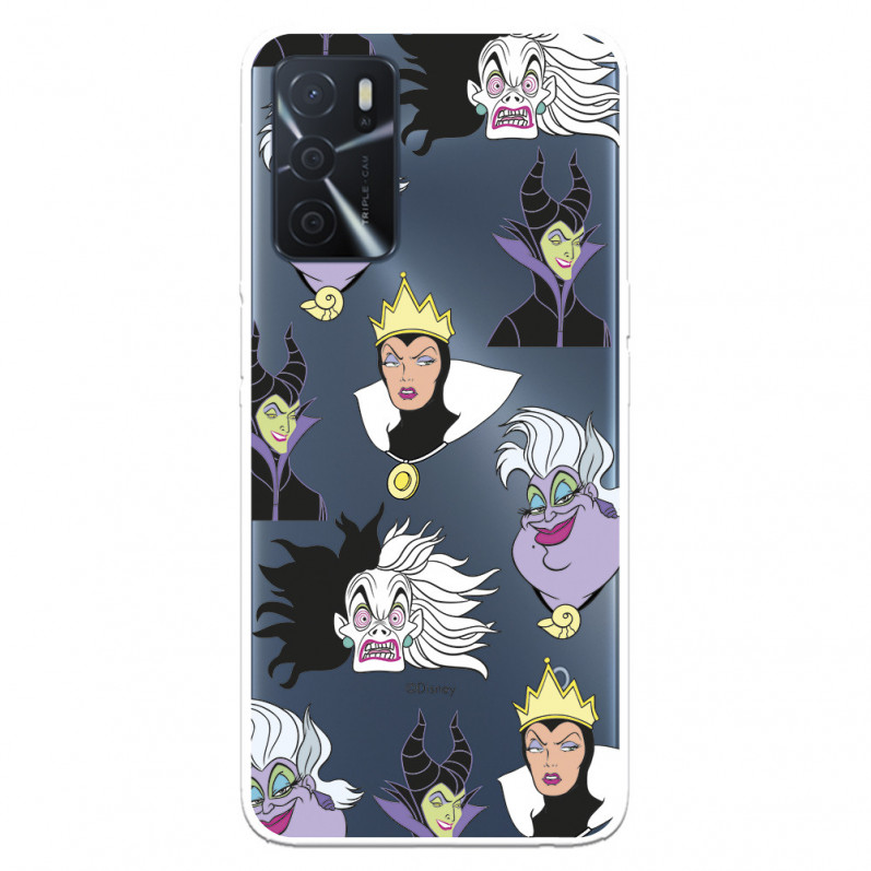 Hülle für Oppo A16s Offizielle Zeichnung von Disney Villains – Disney Villains