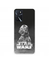 Hülle für Oppo A16 Offizieller Star Wars Darth Vader Schwarzer Hintergrund - Star Wars