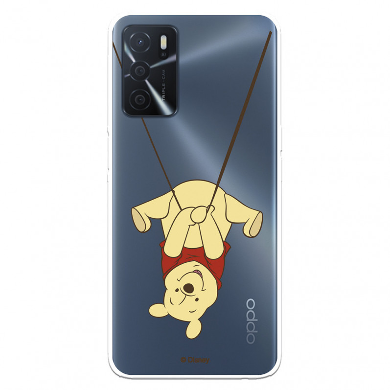 Hülle für Oppo A16 Offizielles Disney Winnie Swing - Winnie The Pooh