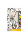 Offizielle Warner Bros Bugs Bunny Transparente Silhouette Samsung Galaxy S21 FE Hülle – Looney Tunes