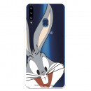 Offizielle Warner Bros Bugs Bunny transparente Silhouette-Hülle für Samsung Galaxy A20S – Looney Tunes