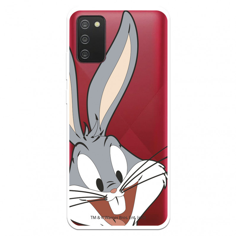 Offizielle Warner Bros Bugs Bunny transparente Silhouette-Hülle für Samsung Galaxy A02s – Looney Tunes