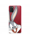 Offizielle Warner Bros Bugs Bunny transparente Silhouette-Hülle für Samsung Galaxy A02s – Looney Tunes