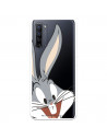 Hülle für Oppo Reno3 Pro Offizielle Warner Bros Bugs Bunny transparente Silhouette – Looney Tunes