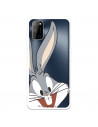 Hülle für Oppo A92 Offizielle Warner Bros Bugs Bunny transparente Silhouette - Looney Tunes