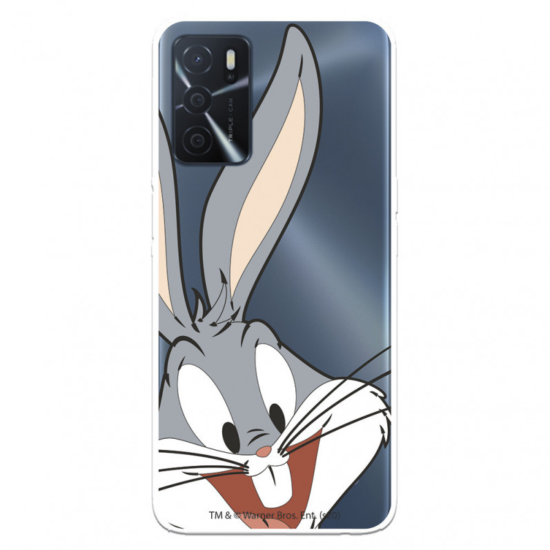 Hülle für Oppo A54s Offizielle Warner Bros Bugs Bunny transparente Silhouette – Looney Tunes