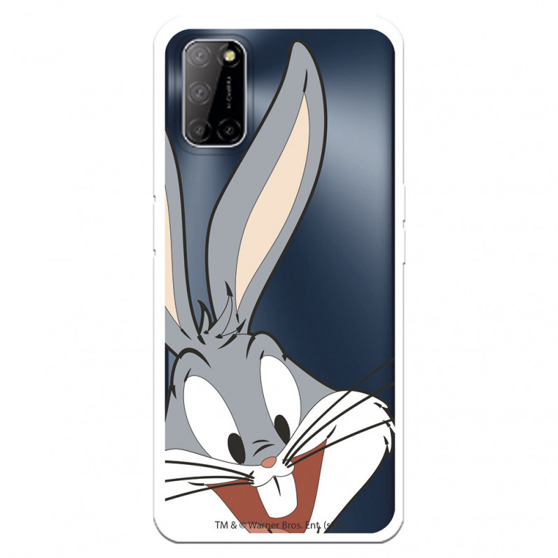 Hülle für Oppo A52 Offizielle Warner Bros Bugs Bunny transparente Silhouette - Looney Tunes