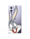 Offizielle Warner Bros Bugs Bunny Silhouette Clear OnePlus 9 Hülle – Looney Tunes