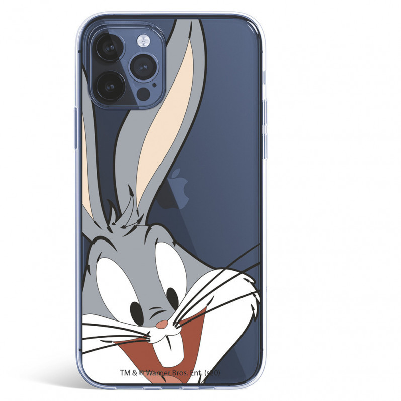 Offizielle Warner Bros Bugs Bunny Transparente Silhouette iPhone 12 Pro Max Hülle – Looney Tunes