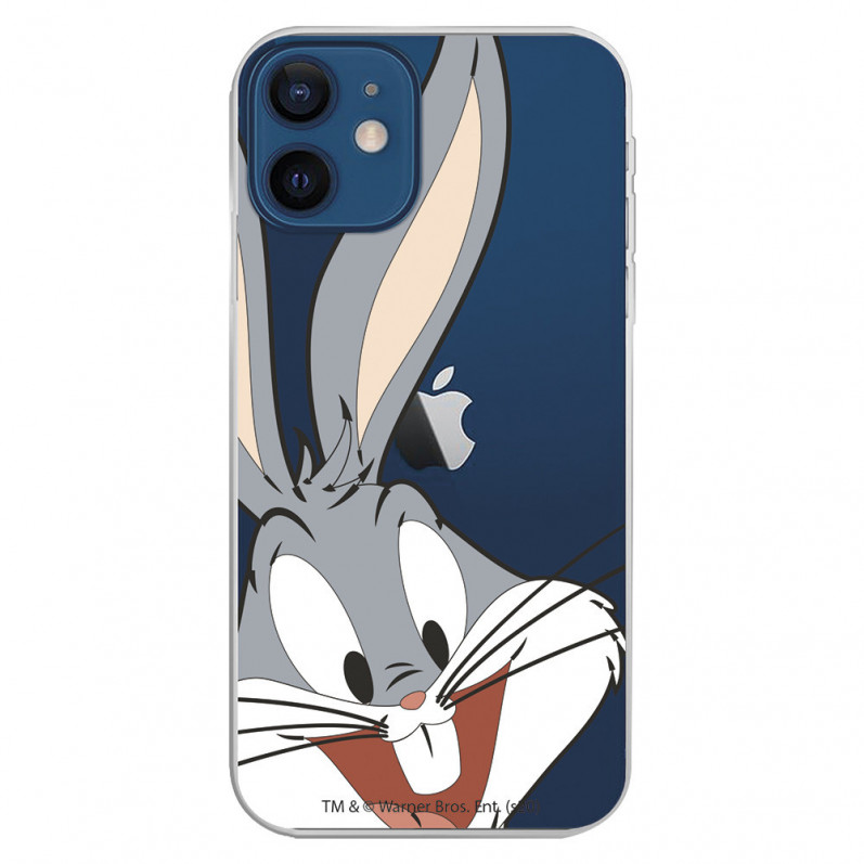 Offizielle Warner Bros Bugs Bunny Transparente Silhouette iPhone 12 Hülle – Looney Tunes