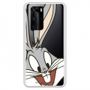 Offizielle Warner Bros Bugs Bunny Silhouette Clear Huawei P40 Hülle – Looney Tunes
