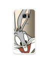 Offizielle Warner Bros Bugs Bunny Klarsichthülle für Samsung Galaxy S7 Edge – Looney Tunes