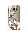 Offizielle Warner Bros Bugs Bunny Transparente Hülle für Samsung Galaxy S7 – Looney Tunes