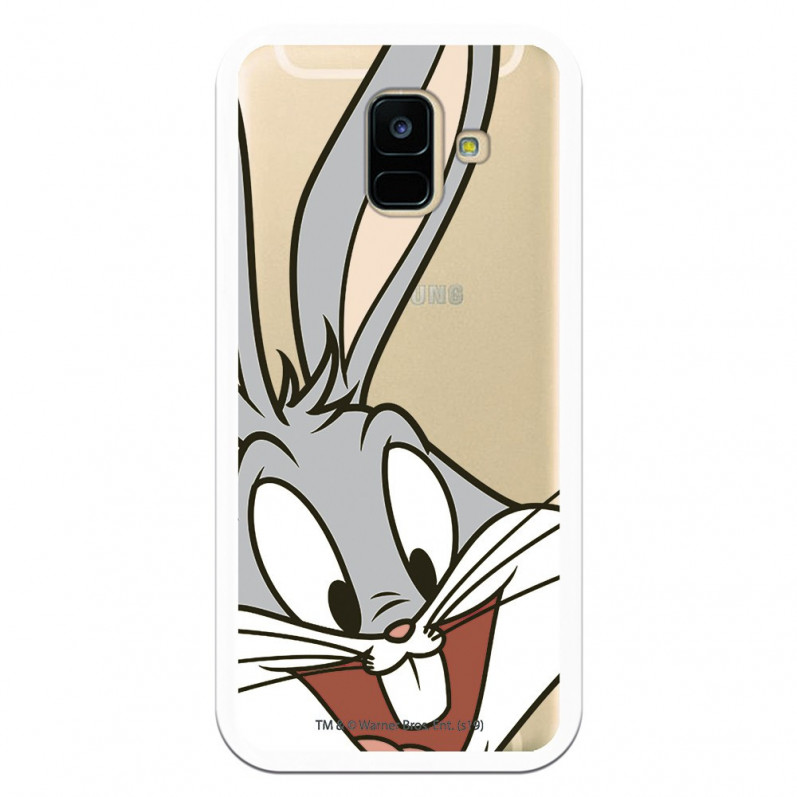 Offizielle Warner Bros Bugs Bunny Transparente Hülle für Samsung Galaxy A6 2018 – Looney Tunes