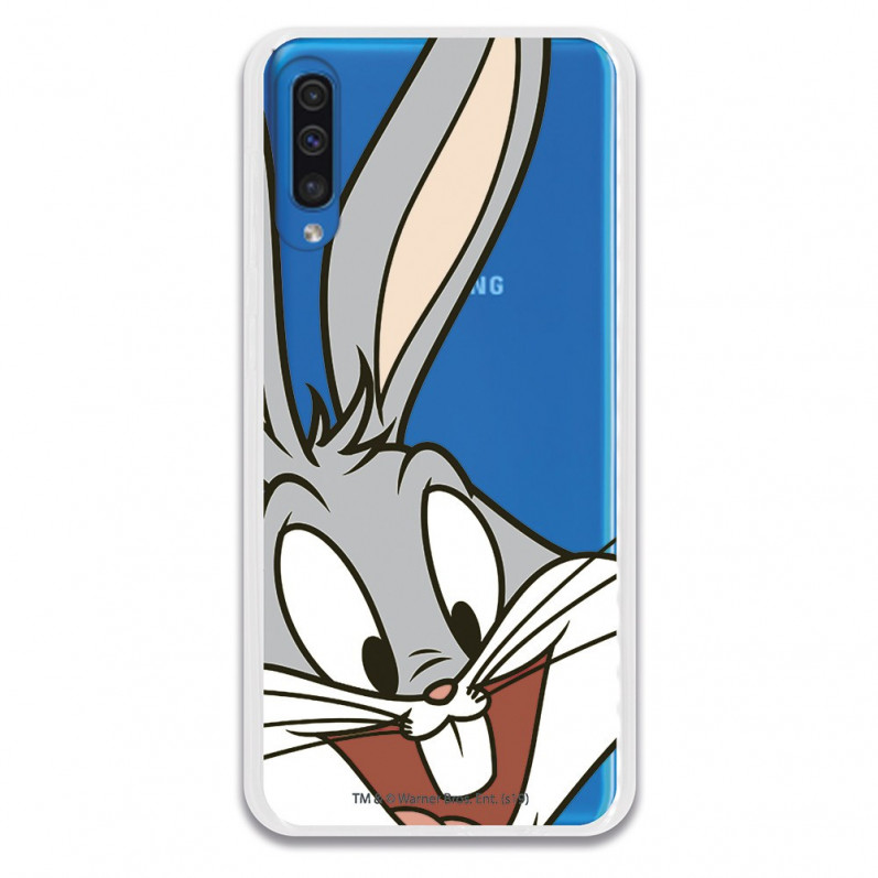 Offizielle Warner Bros Bugs Bunny Transparente Hülle für Samsung Galaxy A50 – Looney Tunes