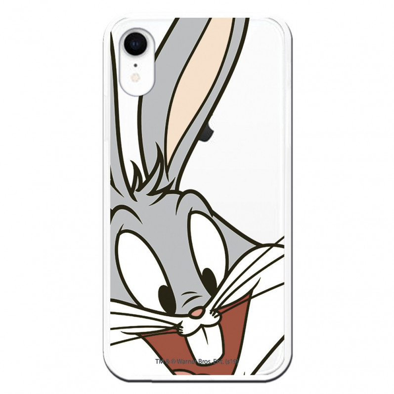 Offizielle Warner Bros Bugs Bunny transparente Hülle für iPhone XR – Looney Tunes