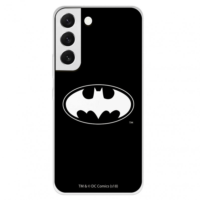 Offizielle DC Comics Batman Logo Transparente Samsung Galaxy S22 Plus Hülle – DC Comics