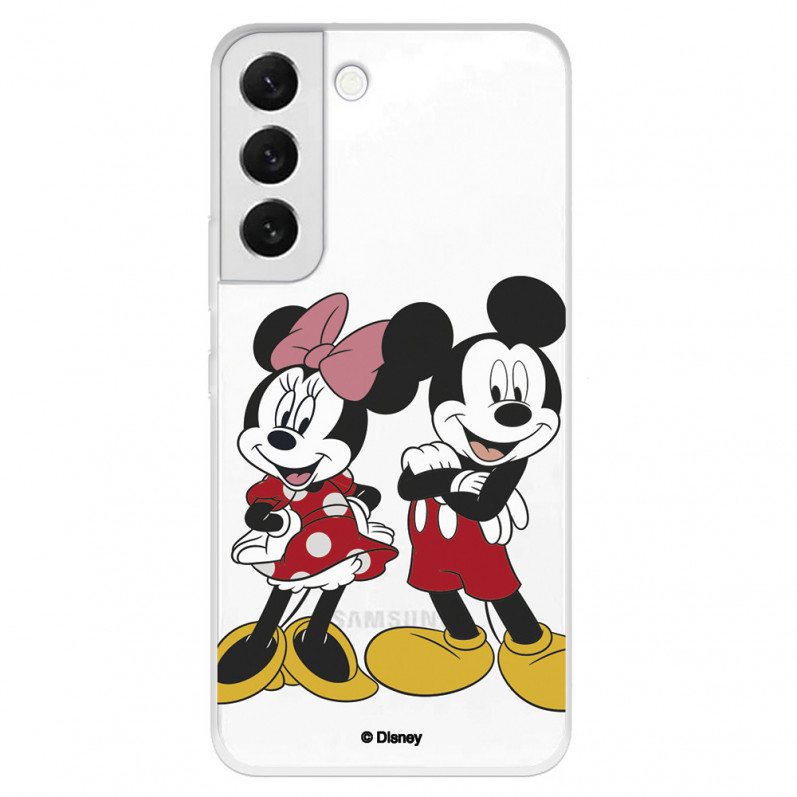 Hülle für Samsung Galaxy S22 Plus Offizielles Disney Mickey und Minnie Foto – Disney Classics