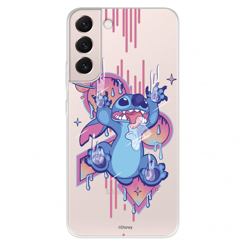 Offizielle Disney Stitch Graffiti Samsung Galaxy S22 Hülle – Lilo & Stitch